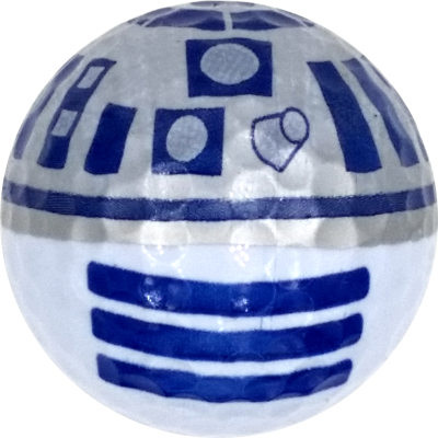 Blue Droid Exclusive Novelty Golf Balls - One Dozen