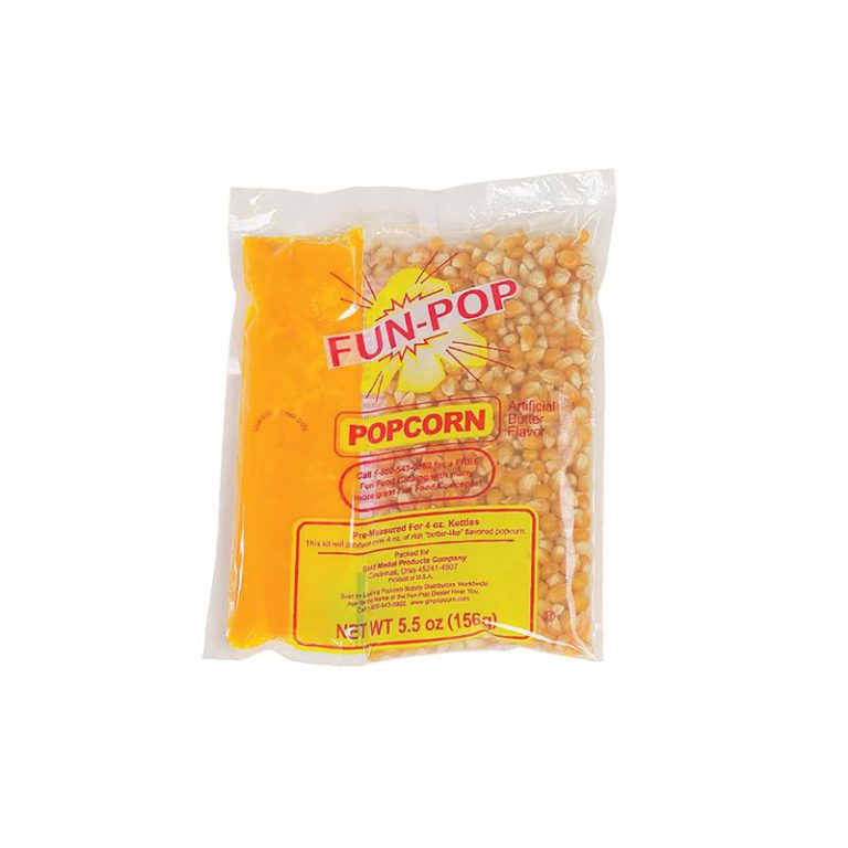 Fun Pop Corn/Oil/Salt Kits, 36-4 oz pouches/case