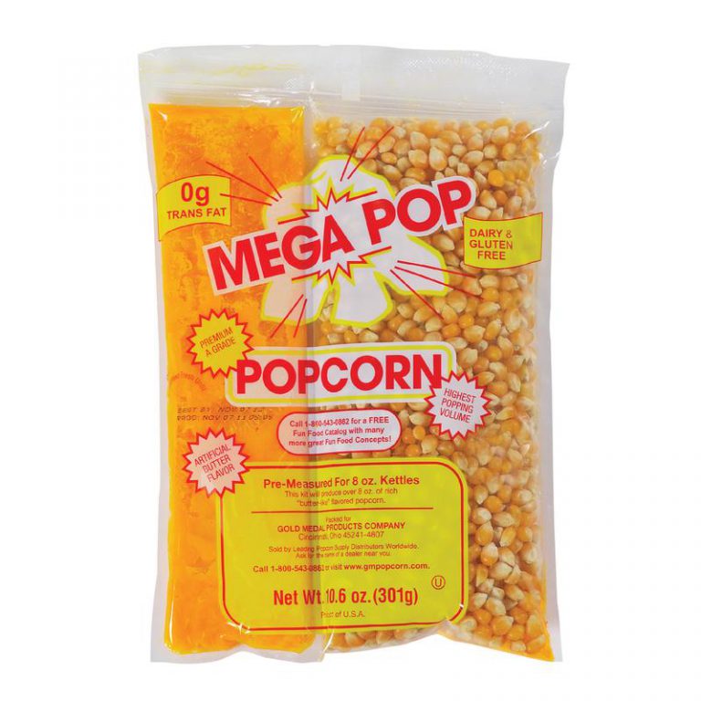 Mega Pop® Corn/Oil/Salt Kit with Coconut Oil for 8-oz. Kettle
