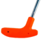 Orange Steel Shaft Putter