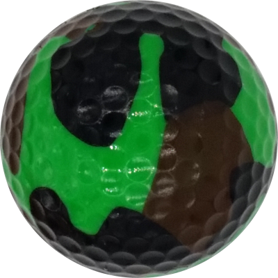 Camouflage Novelty Golf Balls - One Dozen