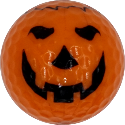 Jack-O-Lantern Pumpkin Novelty Golf Balls - One Dozen
