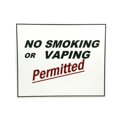 No Smoking or Vaping Sign