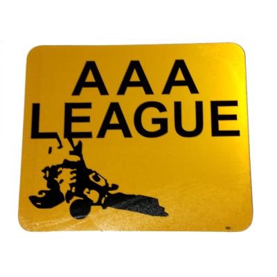 AAA League Sign