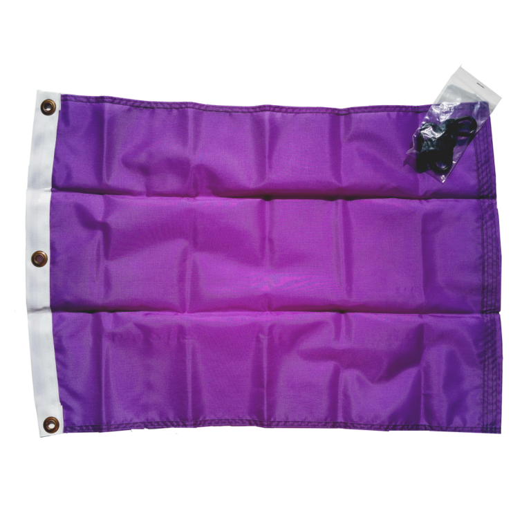Solid Purple Flag with Grommets (18 x 24)