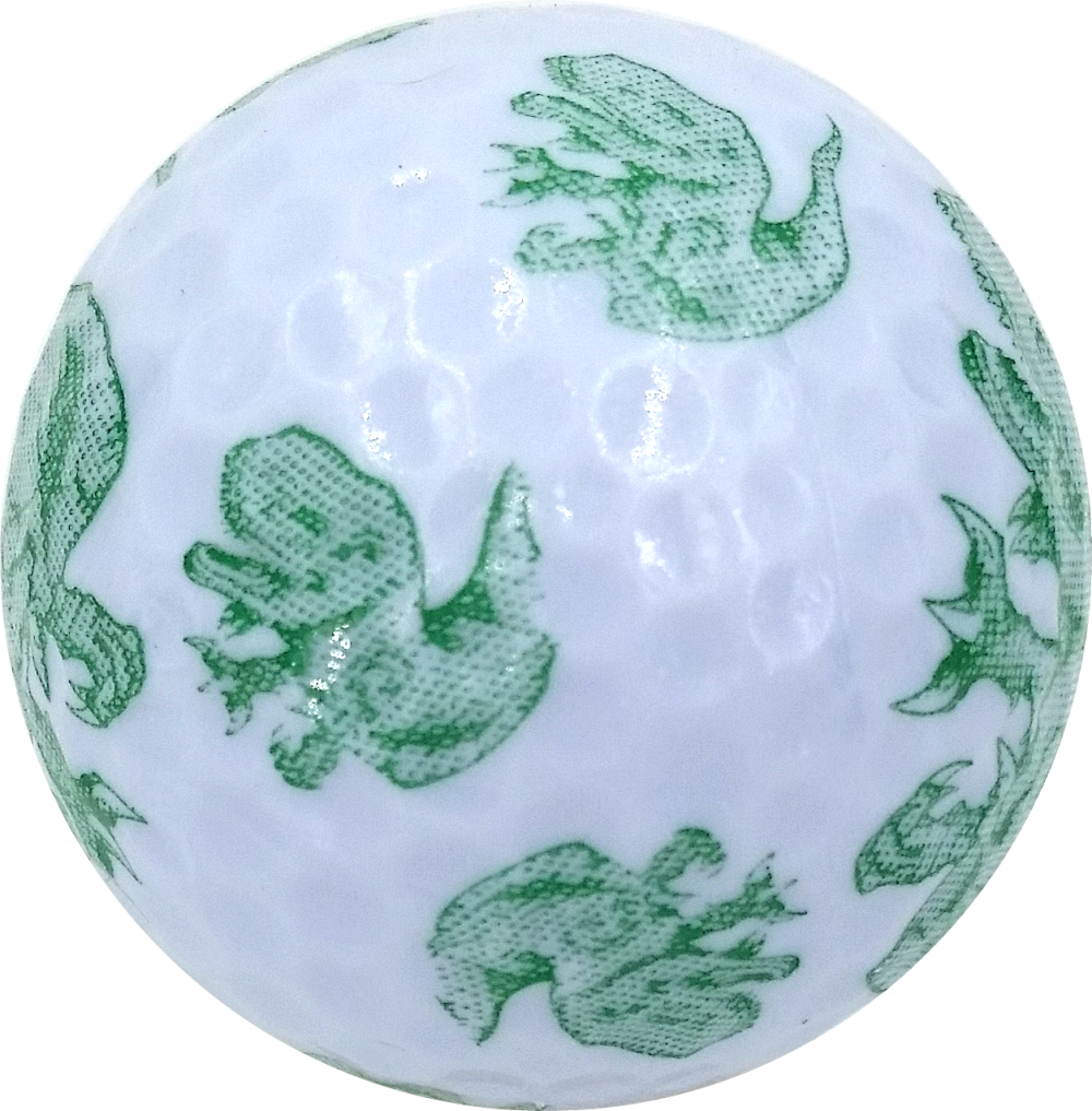 T-Rex Dinosaur New Novelty Golf Balls - one dozen - Image 2