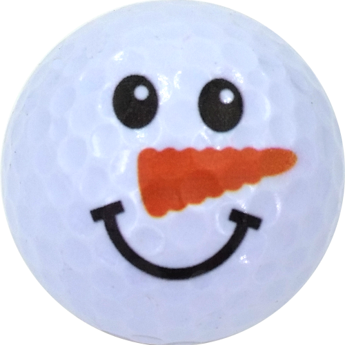 Snowman Holiday Novelty Golf Balls - One Dozen