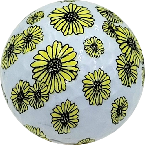 Daisy Novelty Golf Balls - One Dozen