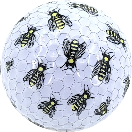 Bees Novelty Golf Balls - One Dozen