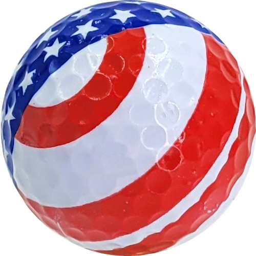 Star Spangled Flag Novelty Golf Balls - One Dozen - Image 3