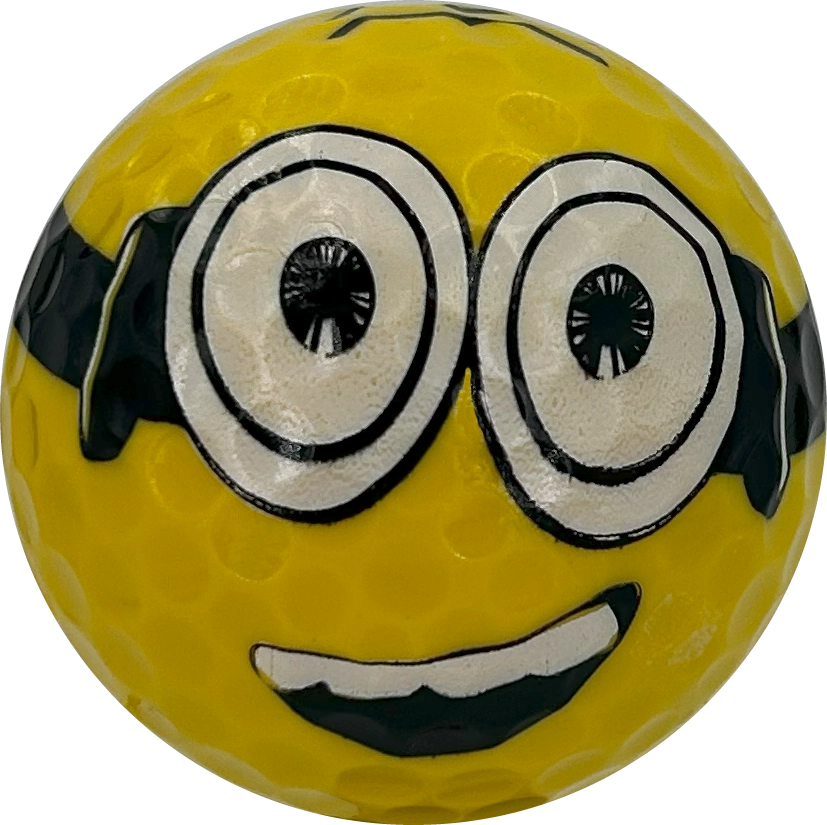 New Yellow Henchman Novelty Golf Balls - One Dozen