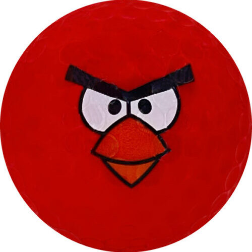 New Angry Birdie Novelty Golf Balls - One Dozen