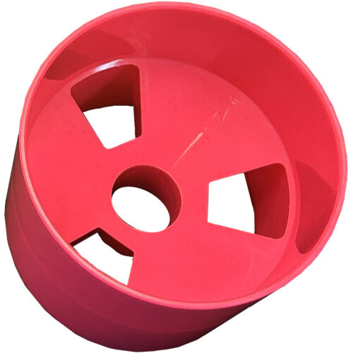 NEW Black Light Pink Plastic Hole Cup  4-1/4" x 4"